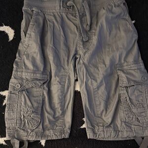 South Pole Boys Charcoal Cargo Shorts